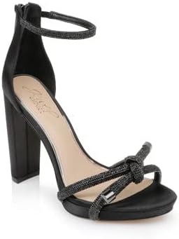 Jewel Badgley Mischka Lexie Knotted Platform Block Heel - Image 2