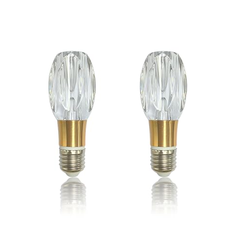 2 piezas Bombillas LED E27 5W 3000K blanco cálido,lámpara LED E27,bombillas LED decorativas estilo Edison,lámpara LED de bajo consumo 85 265V,sin parpadeo para lámpara colgante,cocina,oficina(B006)