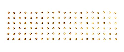 110 Rose Gold Dots 1 mm Stick On Fake Nose Studs/Gold Fake Nose labret Eye Piercing Stud/Self Adhesive Nose Stud/Fake Nose Stud/Costume Jewels