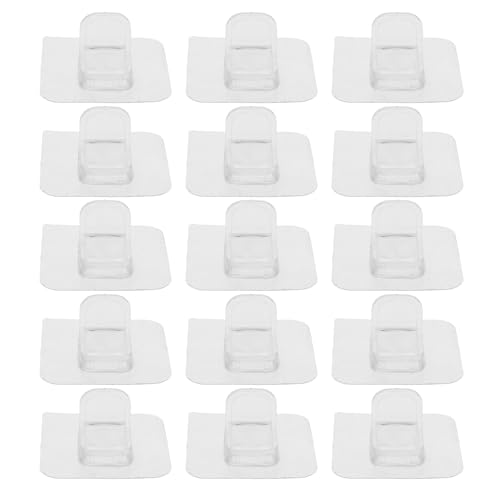 Toddmomy 50 Piezas Estabilizadores para Parque Infantil 6X6 CM – Anclajes Antivuelco para Muebles Infantiles Accesorios de Seguridad sin Taladro para Bebés Clips Adhesivos