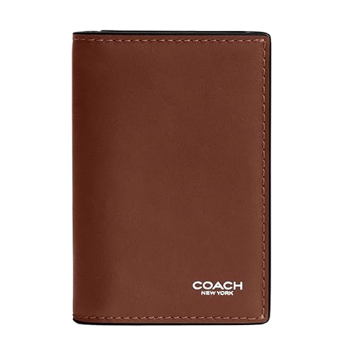 Coach Men's Bifold Card Case, Redwood