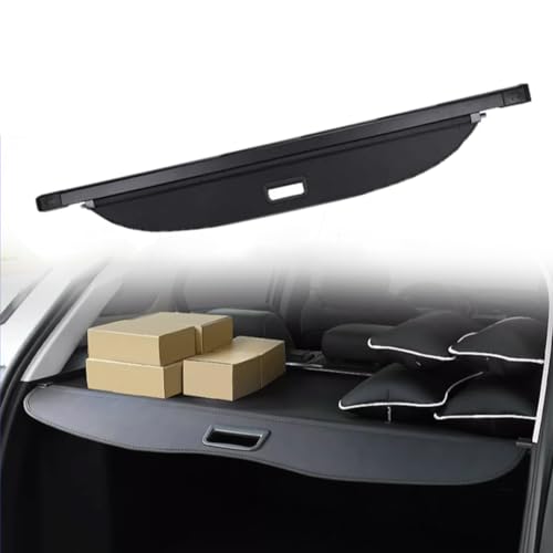 Étagère Arrière Rétractable De Coffre pour L.e.x.u.s NX 200t 300h AZ10 2015-2021, Housse Colis Cargo Coque Cache-Bagages Couverture De Cargaison De Coffre, Rétractable étagères Pare-Soleils, Noir