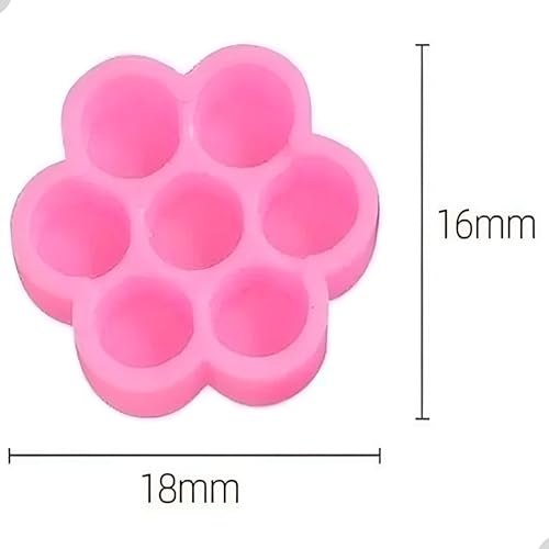 Batoque Flor Suporte de Cola para Extensão de Cílios - 50 Unidades