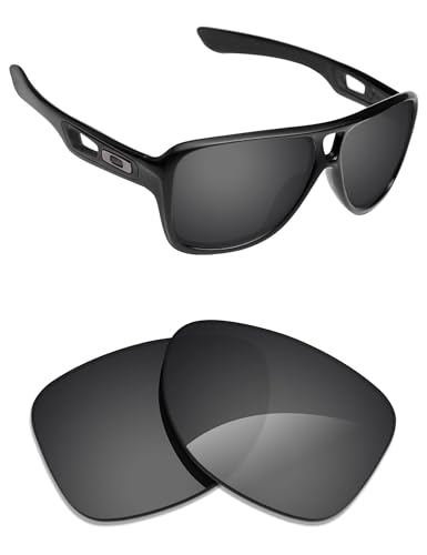 Verres rechange polarisés Oakley Dispatch 2 Alphax Stealth Black réduction reflets