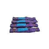 BLP3 4-teiliges Rundschlingen Set, Polyester, Violett, 1 Tonne, 1,5m Nutzlänge, 3m Umfang, für verschiedene Fahrzeuge