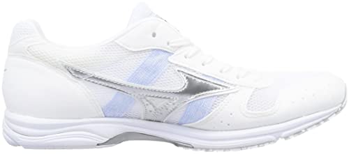 [ミズノ] ランニングシューズ ウエーブエンペラー ジャパン 4 部活 軽量 クッション性 陸上 トラック800m ランニング マラソン トラック 薄底 ホワイト/シルバー/ホワイト 22.5 cm 2E 6枚目