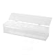 Tag der Woche Aufkleberspender, Etikettenrollhalter, 7 Schlitzaufkleber -Rollspender, Organizer für Office -Home -Desktop, kein Etikett, mit Wandmontageschrauben