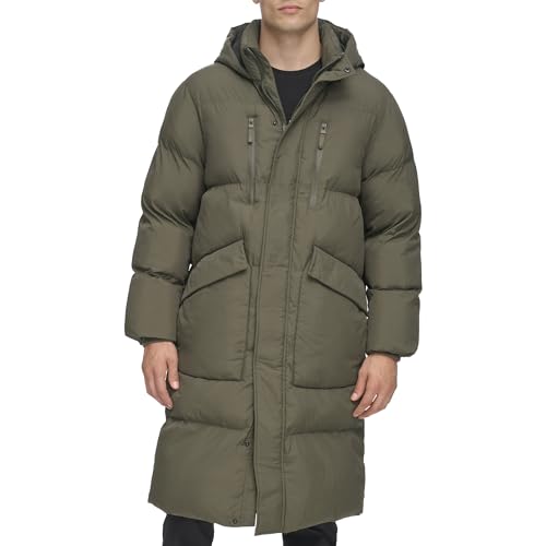 DKNY Mens Nylon Flex Parka