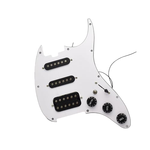 Accessoires de ramassage de pickguard pour guitare électrique arc configuration SSH 2T1V