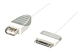 Materiale esterno: PVC Bandridge BBM39205 W02 Cavo USB 2.0 OTG per Tablet Samsung (30 Pin, Tipo A USB Femmina, 0,2 m, Colore: Bianco