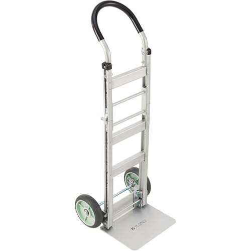 Global Industrial Aluminum Folding Hand Truck, 660 lb Capacity