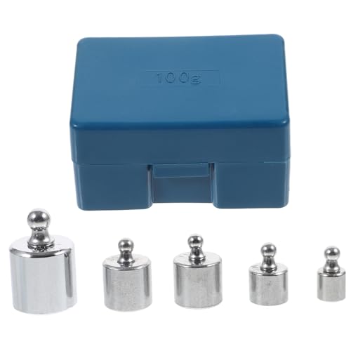 MUSISALY 100g Precision Calibration Weights Set Digital Scale Calibration Weight Metal Plastic Lab Scale Calibration Weights