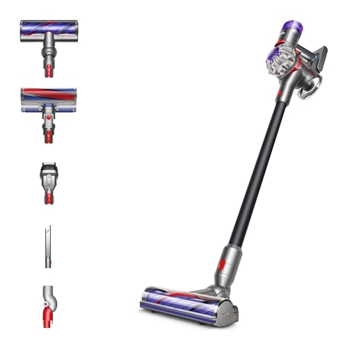 Dyson V8 Total Clean Cordless Vacuum (Nickel/Black) | 2 years Dyson warranty