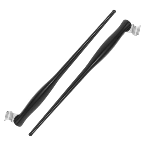 NUOBESTY 2pcs Kit Stationary Comic Pen Holder Dip Pen Nibs Dot Gel Dual Calligraphy Ink Aluminum Alloy Silver