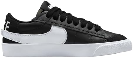nike blazer black white swoosh