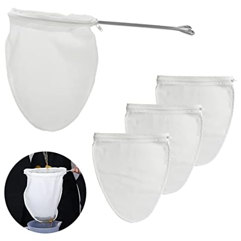 5 Pack Ultra Fine Mesh Strainer Bags Cover