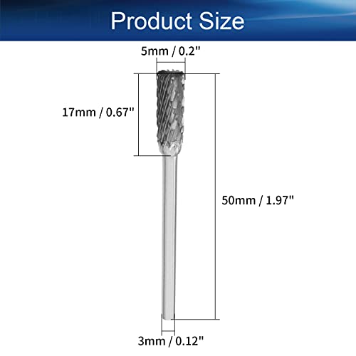 Fresas rotativas de corte doble 5mm en pack de 2 miniatura 2