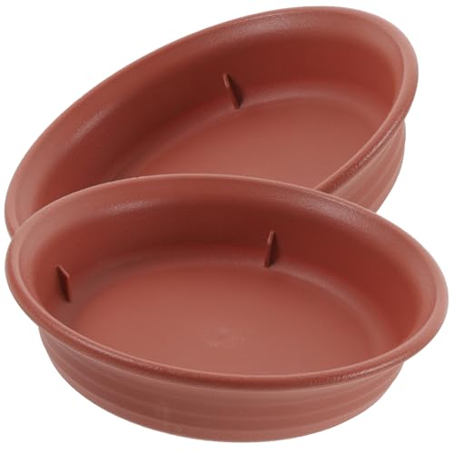 INOOMP 2pcs Plant Saucers for Use Durable Drip Trays for Flower Pots Water Drainage Versatile for Candy Small Objects