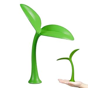 Aerials, Car Decoration Antenna Roof Sticker PU Foam Roof Bumper Hood Motorcycle Helmet Outside Car Decoration Bean Sprouts Cute Car Sticker 20 x 4cm (Green)