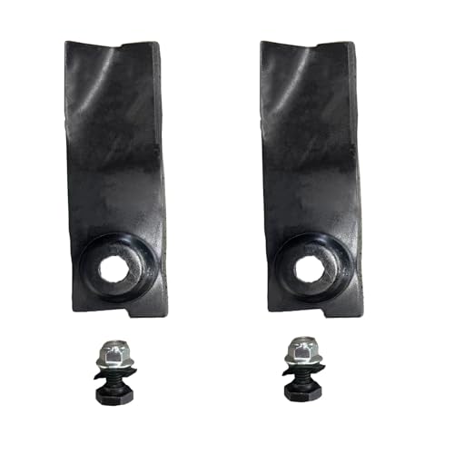 Lawnalgify Stainless Steel Remote Control Lawn Mower Blades 15.5cm 2pcs for 55cm Mowers