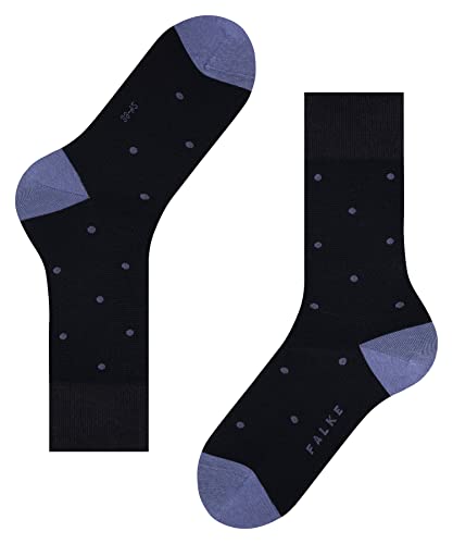 Image of FALKE Men's Dot Socks, Breathable, Crew, Casual or Dress, Polka Dots, 1 Pair