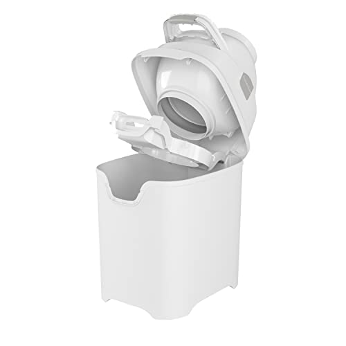 Foundations Premium Small Diaper Pail With Airtight Lid, Diaper Disposal For Childcare Centers And Home Use (White) #TOP5