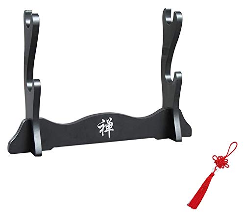 Estante para Espadas samuráis, Estante para Cuchillos, Estante para Armas, Estante de Madera para Espadas, Estante para Espadas samuráis (B)