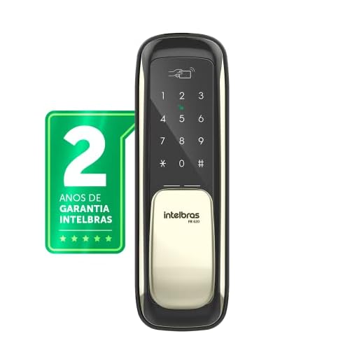 Fechadura Digital, Intelbras, FR 620, Preta, Único