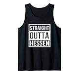 black funny: straight outta hessen hessia hessian frankfurt canotta