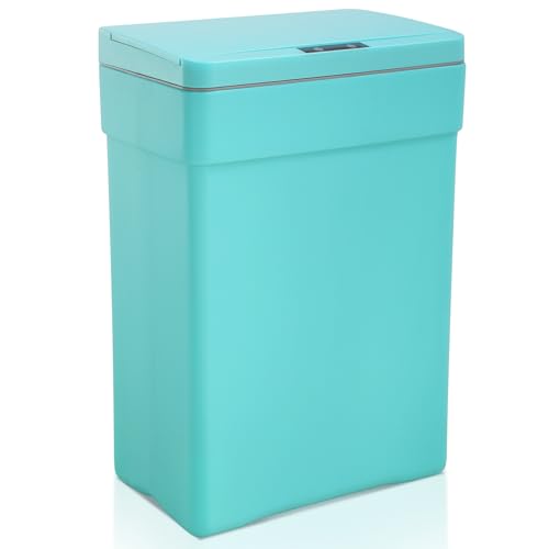 Caneca de basura automática 13 galones con sensor azul