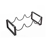 VMDVBNA botellero Vino Botellero apilable de 3 Niveles for encimera, Independiente, con Capacidad for 12 Botellas champán y vinos tintos Blancos