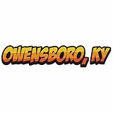 Owensboro Kentucky Comic Style Vinyl Sticker – Souvenir Travel Decor (4-Inches Wide)