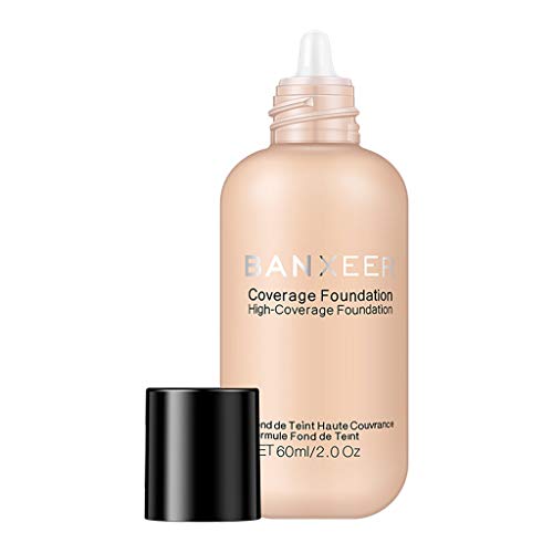 Vaycally Bb Cream, 60Ml Make-Up Cover High-Covering Foundation Concealer Liquid Foundation Long Las, Beauty Moisturizing Concealer Lasting Oil Control 04#