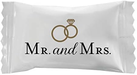 Party Sweets By Hospitality Mints Mr. & Mrs. Buttermints, 7-Ounce Bags (Pack of 6)