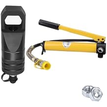 Split Type Nut Splitter Tool, Hydraulic Nut Cutter Breaker Tool with Automatic Return Spring, Nut Removal Tool for Rusted Broken Damaged Corroded Stuck Nut, Nut Cut Range 10-19/19-24mm10t