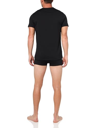 BOSS mens Shiny Logo Print Underwear and T-shirt Set2