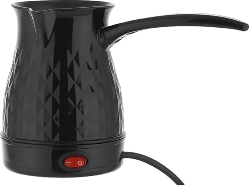 كنكة قهوة تركية كهربائي، 350 واط، سعة 5 أكواب، خزان 0.5 لتر، هيكل بلاستيك، كابل 75 سم، مع مفتاح تشغيل (أرجواني)