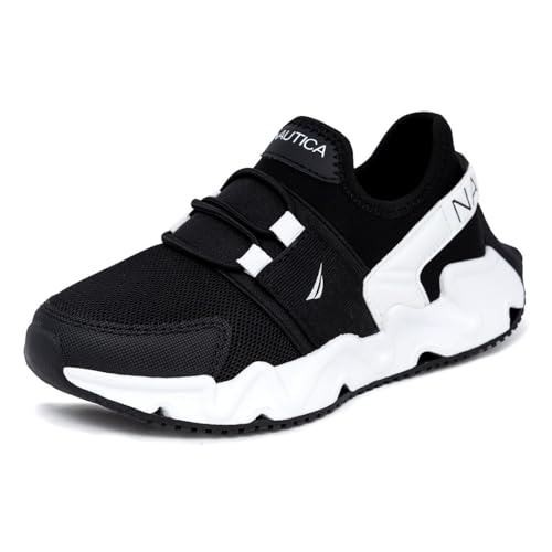 Nautica Kids Running Sneakers | Comfortable Shoes for Boys and Girls | Sizes for Big & Little Kids -(Lace-Up/Bungee) Manalapin