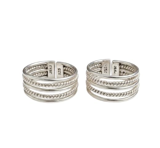Toe ring Chutki bichiya 925 Sterling Silver 3,5,7 Layer Style Toe Ring for Women comfortable durable-picture-36