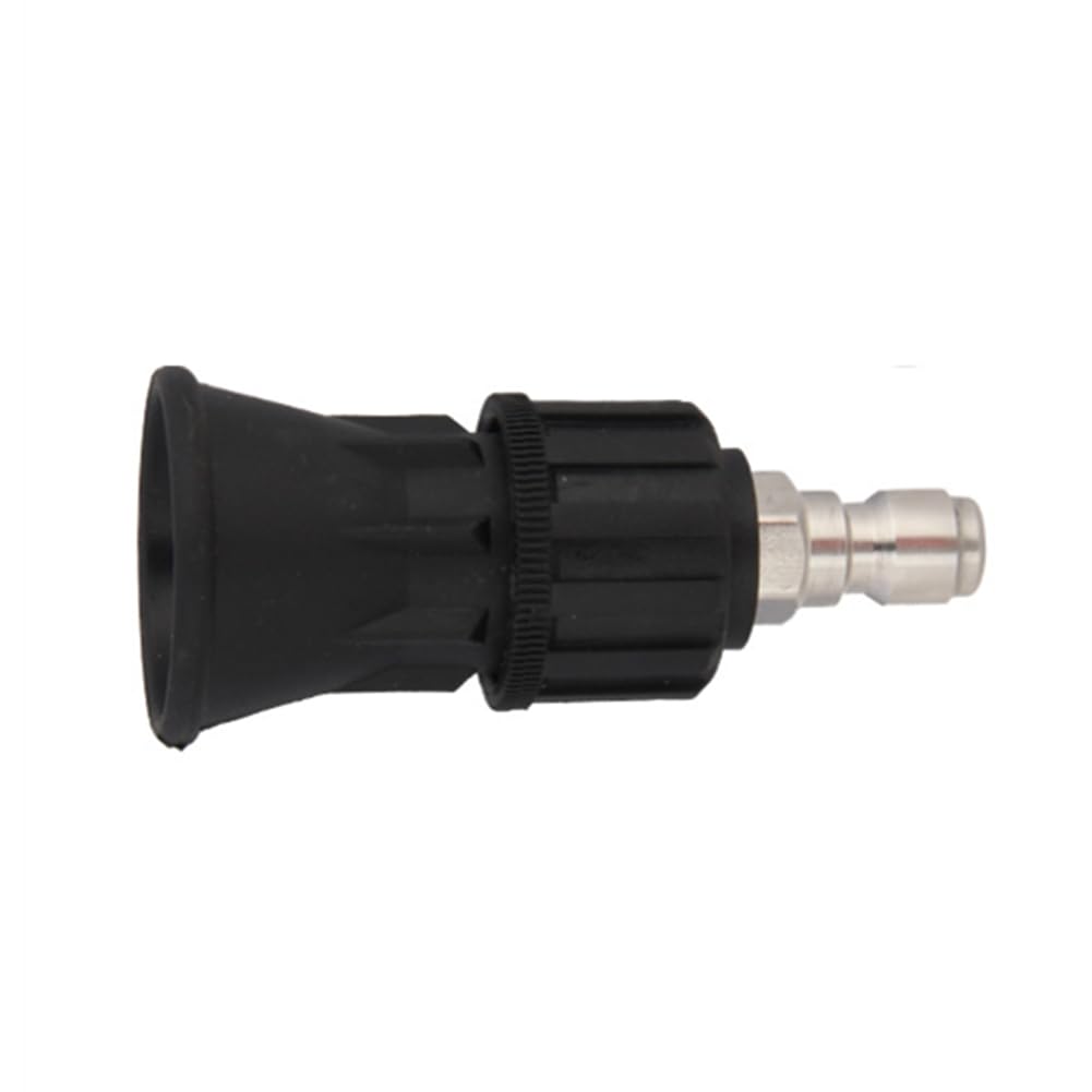 Littimoon 1/4 Quick Connect 40 Degree Pressure Washer Nozzle Guard Stainless Steel Pressure Washer Nozzle High-Efficiency Cleaning