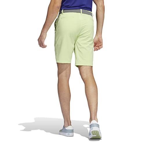 adidas Shorts de golfe masculino Crosshatch, Quase amarelo, 39