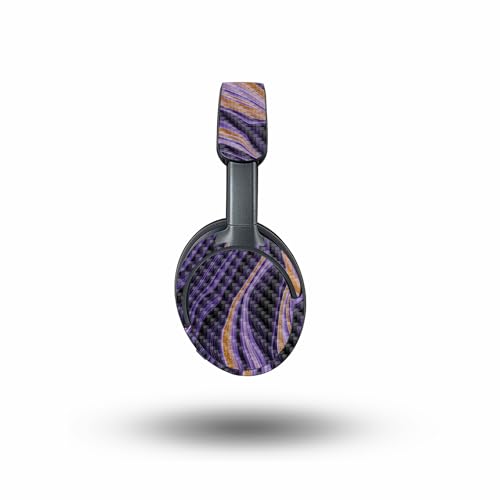 Image of MightySkins Carbon Fiber Skin Compatible with Bose QuietComfort Ultra - Purple Jewel | Protective, Durable Textured Carbon Fiber Finish | Easy to Apply