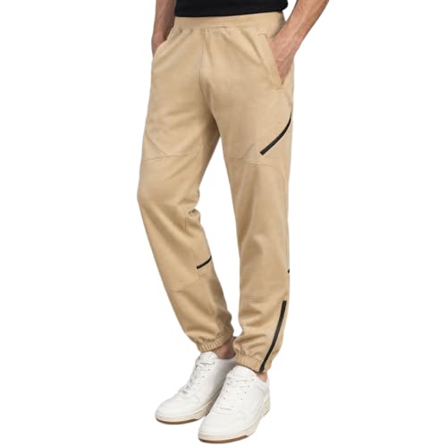 Image of NOBERO Men's Oversized Travel Joggers | Loose Fit | Baggy Relaxed Fit Joggers for Travel