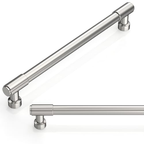 Talentedeco 10 Pack Brushed Satin Nickel Cabinet Pulls 7.5 Inch(192mm) Kitchen Cabinet Handles Cabinet Hardware for Drawer Pulls
