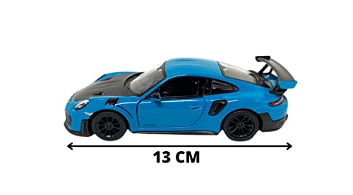 Miniatura Porsche 911 GT2 RS Kinsmart 1:36 Branco - Carrinho De Coleção