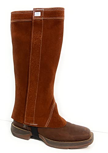 Light Brown Riding Short Chaps, Saddle Horse Short Chaps, Polainas Charras