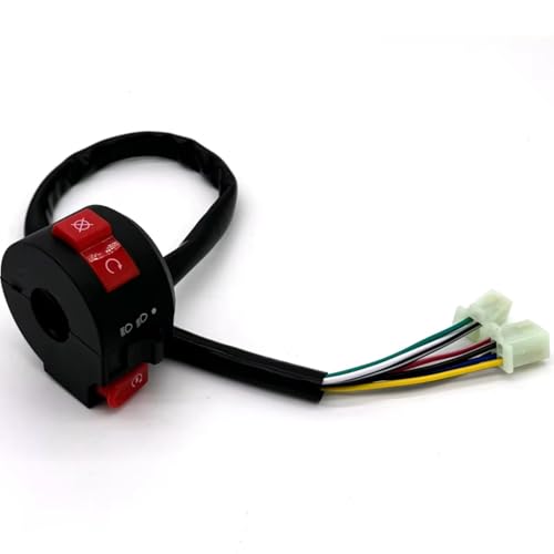 Interrupteur de guidon moto étanche avec bouton anti-démarrage pour quad