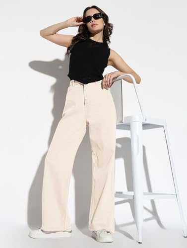 Image of ADBUCKS Flared Jeans for Women High Waisted Bell Bottom Trendy Stretchy Flare Jeans