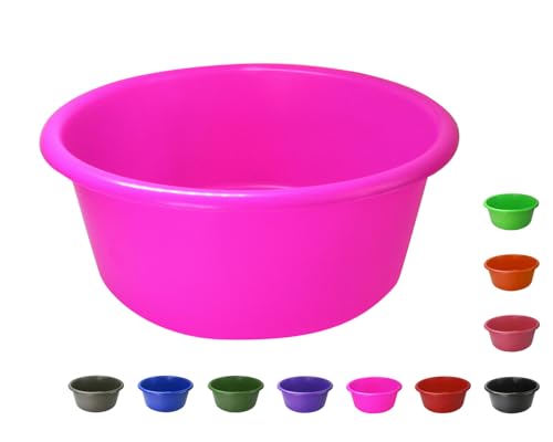 NETPROSHOP 5 Liter Schüssel Müsli Schale groß Lebensmittelecht Futterschüssel, Farbe:Pink