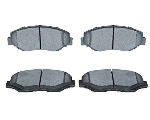 Image of Front D914 Ceramic Brake Pads Set Vehicle Replacement Part for Honda Accord Civic CR-V Element Fit Pilot Acura ILX